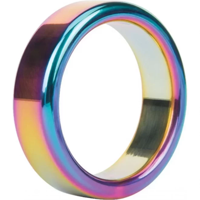 Metalowy pierścień na penisa Malesation Metal Ring Rainbow Steel 44