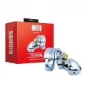 El castita | chromed male chastity device Ø 50 mm.