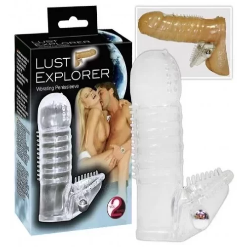 Wibrująca przedłużka na penisa Lust Explorer