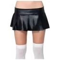 Mini spódniczka Wet Look Pleated Skirt