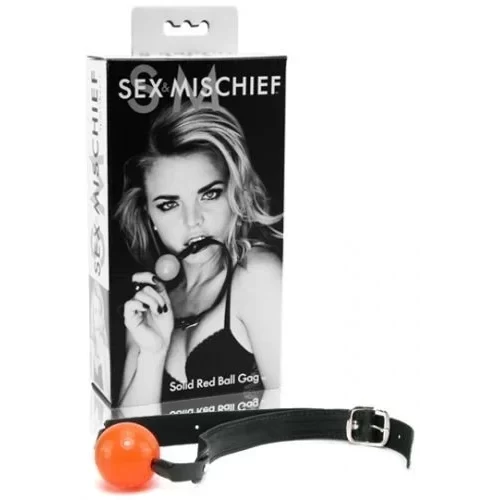 Knebel Sex Mischief Solid Red Ball Gag