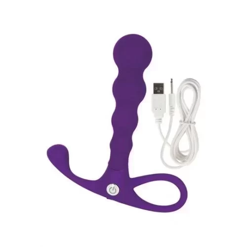 Silikonowy stymulator analny Embrace Beaded Probe (3 kolory)