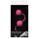 Kulki z wzorami Little Frisky Silikon Love Balls 8