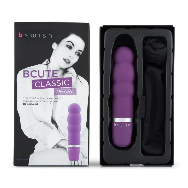 Finezyjny silikonowy wibrator BCute Pearl (4 kolory)