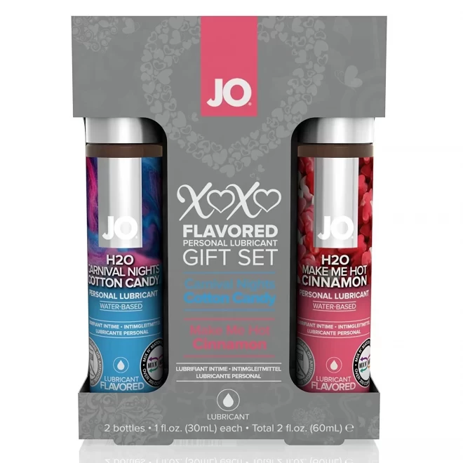 Smakowy zestaw żeli nawilżających JO XOXO Flavored Gift Set 2x30ml