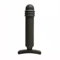 Silicone piston plug 30.50 cm. (12.00 inch) - black