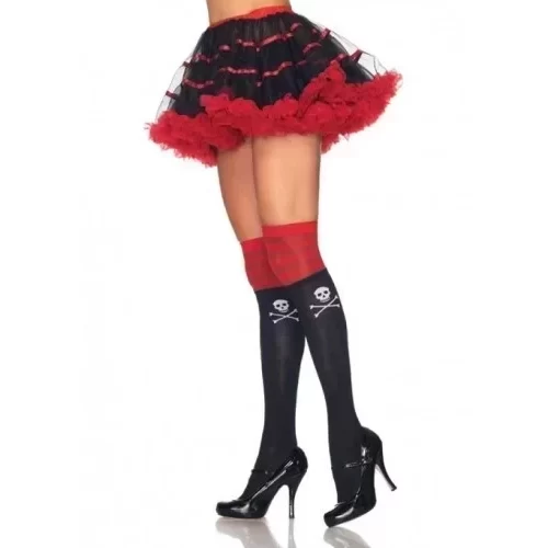 Zmysłowe pirackie pończochy Striped Thigh Highs