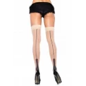 Zmysłowe pończochy Sheer Cuban Heel Stockings