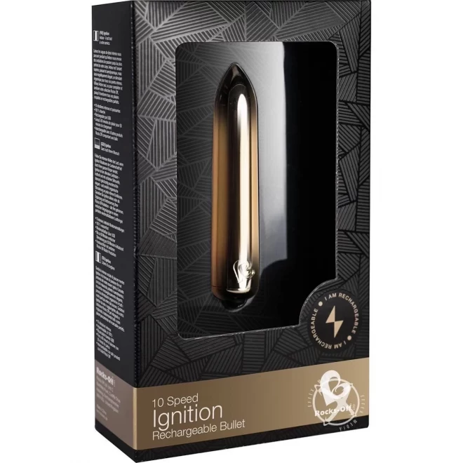 Metalowy wibrator Ignition 10 Speed USB Rechargeable