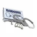 Kajdanki metalowe Single Lock Handcuffs - Regular Size - 52 mm.