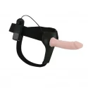 Vibrating strap on - flesh