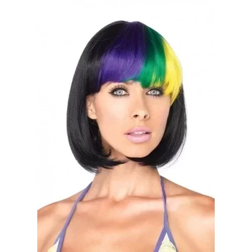 Fantazyjna peruka Mardi Gras Bob Wig