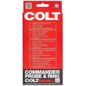 Plug analny z ringiem na penisa Colt Commander Probe and Ring (2 kolory)