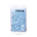 A-toys 769004 cockrings set, 3 pcs. clear