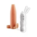 Przedłużka na penisa z wibracjami Duo Clit Climax Her