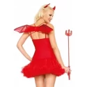 Zmysłowe przebranie diabełka Red Devil Accessory Kit