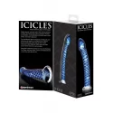 Luksusowe, szklane dildo Icicles No.29