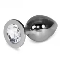 Rosebud classic metal plug l(silver)
