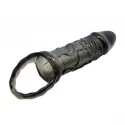 Penis extended sleeve, super-stretchy tpr material black