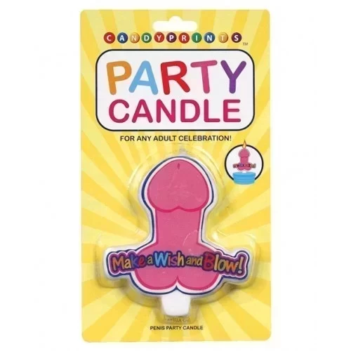 Świeczka penis MAKE A WISH AND BLOW