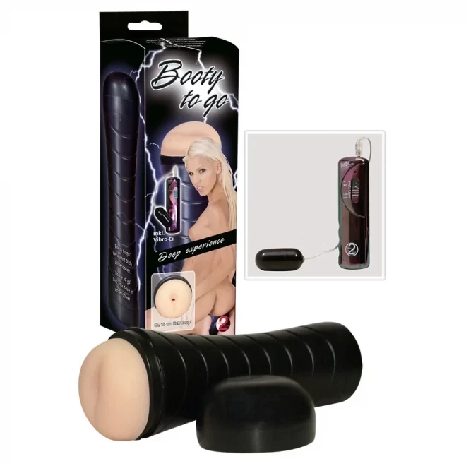 Masturbator z wibracjami Booty to go