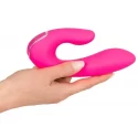 Wibrator sylikonowy z masażerem łechtaczki Javida Vibe With Clit Stimulat