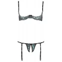 Komplet otwartej bielizny Hebe Set Mint
