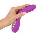 Rechargeable warming rippled v