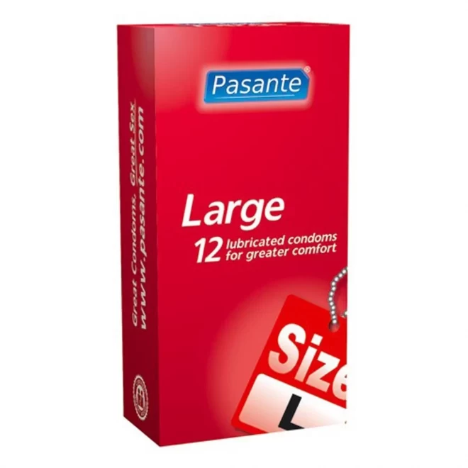 Większe prezerwatywy Pasante Large 12szt