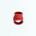 Silicone cock tube - red