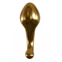 Luksusowy, szklany korek analny Icicles G11 Gold Edition