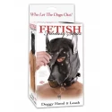 Maska psa Fetish Fantasy Doggie Hood and Leash