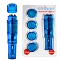 Masażer do łechtaczki z wymiennymi końcówkami Pocket Pleasure (3 kolory)