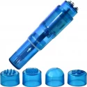 Masażer do łechtaczki z wymiennymi końcówkami Pocket Pleasure (3 kolory)