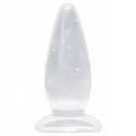 Plug do miłości analnej Crystal Clear Medium