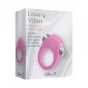 Wodoodporny rong na penisa z wibracjami Stylish Soft Touch C-ring (3 kolory)