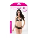 Uroczy, koronkowy komplet Lace Keyhole Top Set
