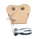 Double vibrating eggs, vagina and anal, voice, tighten, shrink, tpr material, 3 aaa