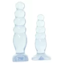 2 korki analne Crystal Jellies Anal Delight (3 kolory)