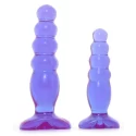 2 korki analne Crystal Jellies Anal Delight (3 kolory)