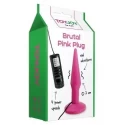 Pług analny z wibracją Brutal Pink Plug Vibrating Small