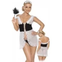 Emanujący seksem stroj pokojówki Maid