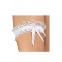 Biała podwiązka Garter o-s