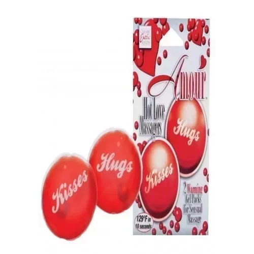Rozgrzewające się w dłoniach żeliki do masażu Amour hot love massagers