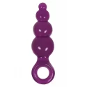 Szklany korek analny Jolie ripples medium ( 2 kolory)
