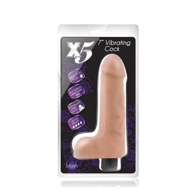 X5 PLUS 7INCH VIBRATING COCK LATIN