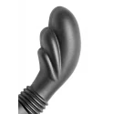 Stymulator punktu P z pierścieniem na penisa Cobra Silicone P-Spot Massager And Cock Ring - Black.