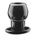 Korek analny z otworem Ass Tunnel Plug Silicone Tpr Medium - Black.