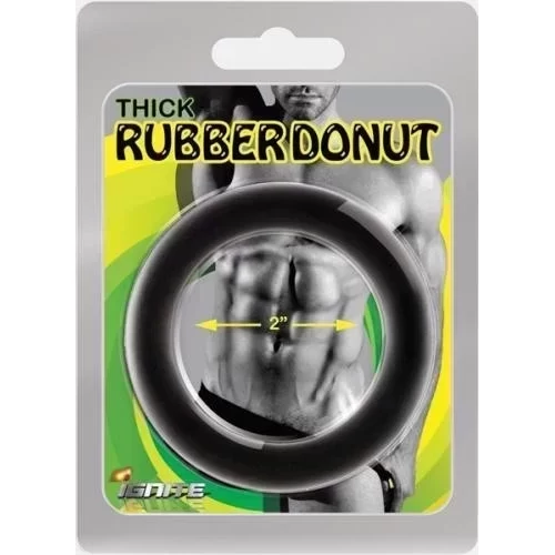 Pierścień erekcyjny Thick Rubber Donut Ring - 40 mm.