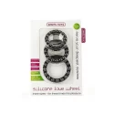 Zestaw trzech ringów na penisa Silicone love wheel 3 sizes ( 3 kolory)